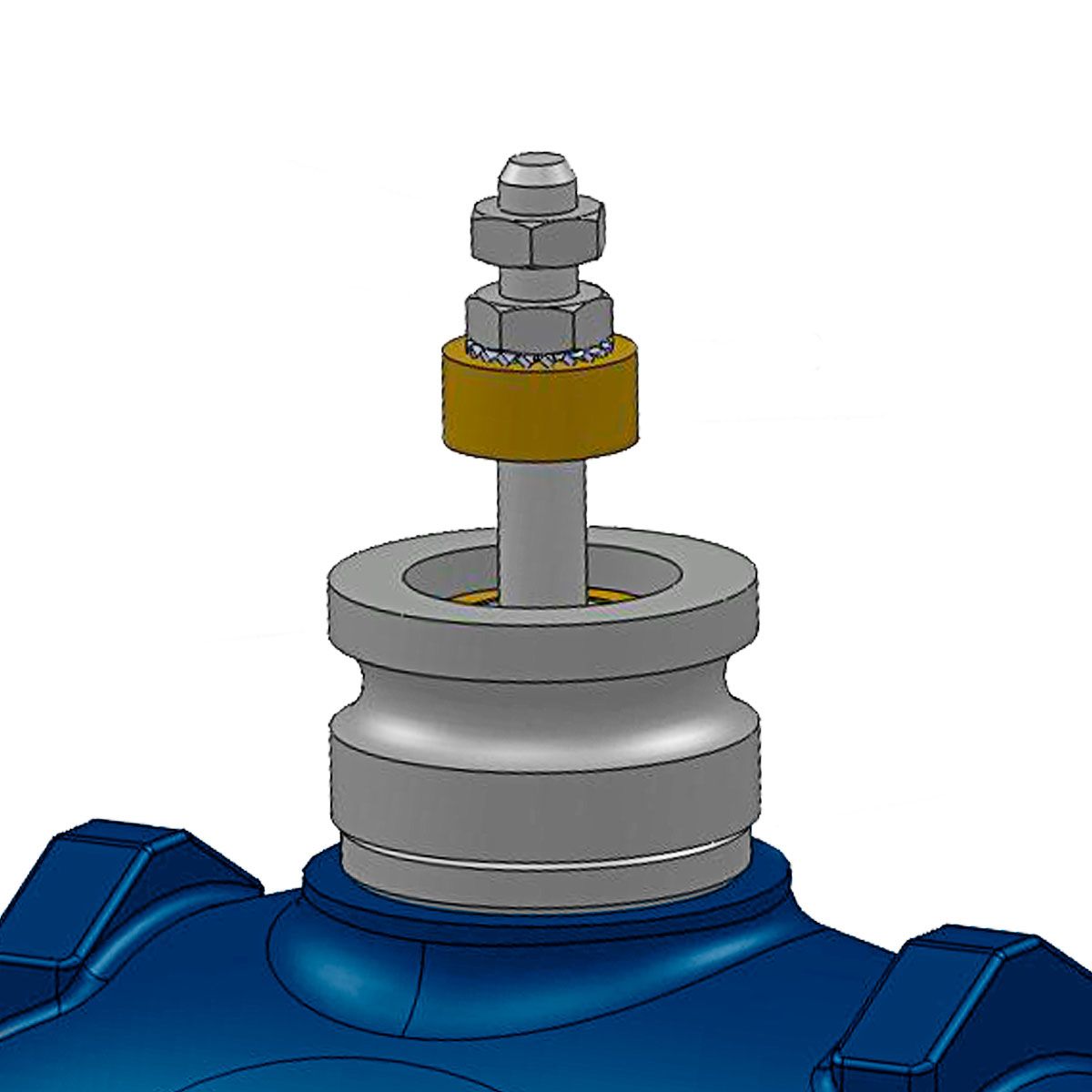 ISMACONTROLLI  AG63 Összekötőelem  MVE.S - Szeleptest -Motor- összekötő