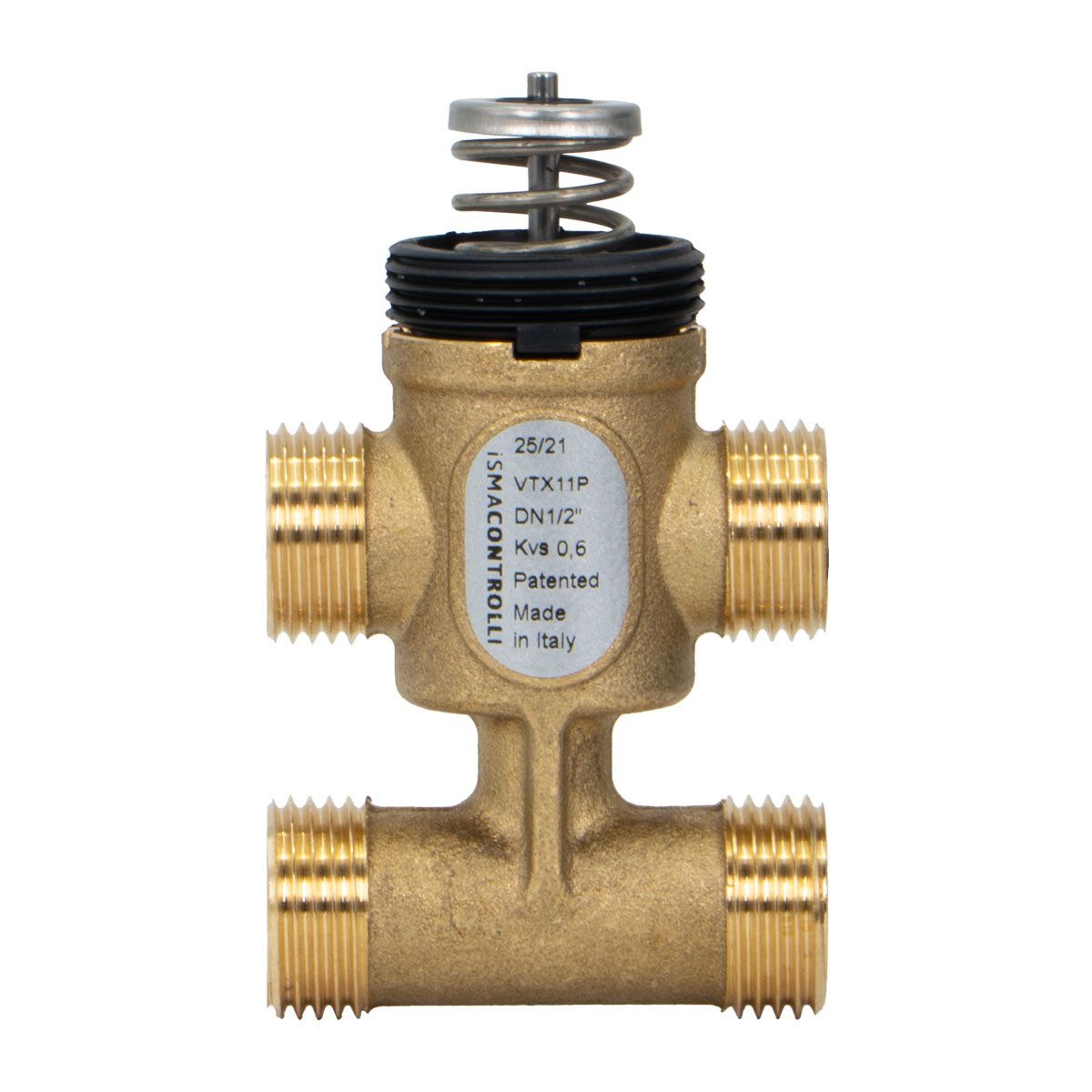 ISMAControlli  VTX11P  4 útú 1/2 szeleptest - Szeleptest -Motor- összekötő